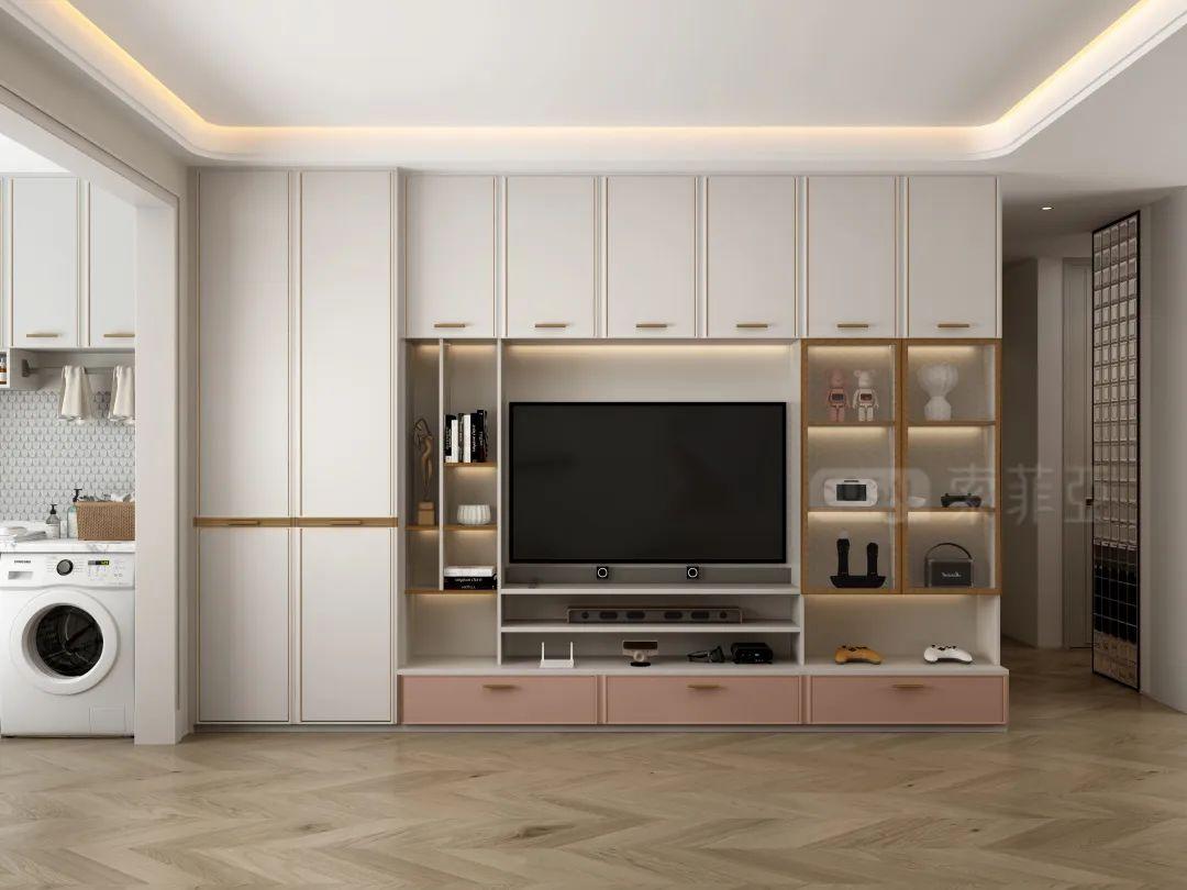 最新款電視背景墻，自然美景的夢(mèng)幻之旅，探尋內(nèi)心平靜的啟程