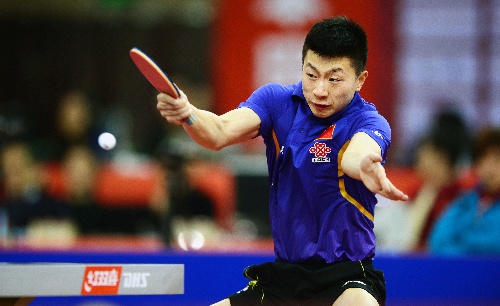 馬龍乒乓球巨星風采與奮斗瞬間，賽場上的奮斗照片記錄馬龍風采